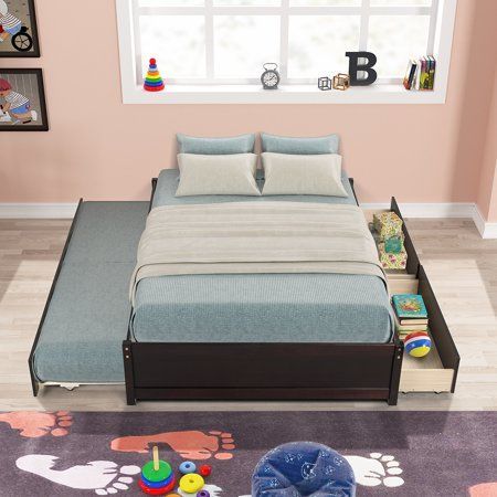 Photo 1 of ****rewference image  FULL BED  twin with 2 Drawers and Trundle-W69732768 