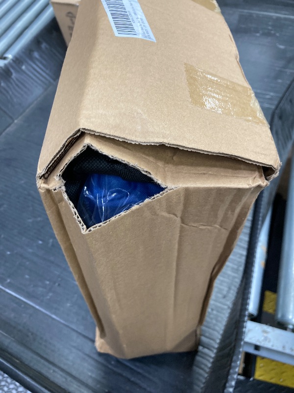 Photo 1 of Inflatable Dock Platform, Dog Boat Ramp Floating Non-Slip Oxford and PVC Water Ramp for Dogs Pool, Dock, Lake with Traction Rope, Manual Air Inflation Pump Blue (4.7ft x 3ft x 6in)