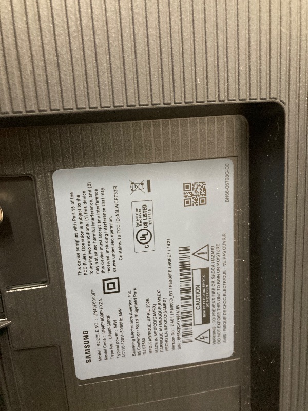 Photo 1 of     *** only parts of this broken***SAMSUNG 40-Inch Class Full HD F6000 Smart TV (2025 Model) HDR, Object Tracking Sound Lite, Knox Security, One UI Tizen, Smart TV
