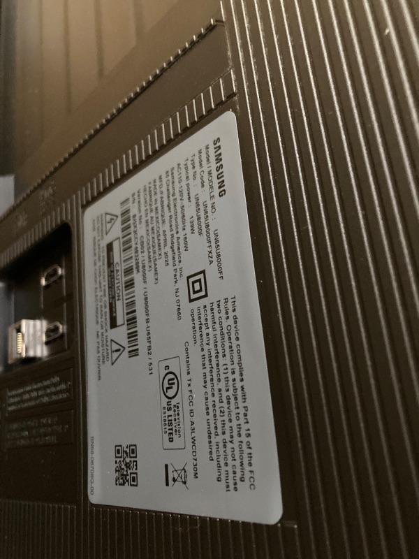 Photo 1 of   ** ONLY PARTS IS BROKEN***Samsung 65-Inch Class Crystal UHD U8000F 4K Smart TV (2025 Model) Endless Free Content, Crystal Processor 4K, MetalStream Design, Knox Security, Alexa Built-in