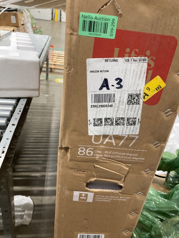 Photo 1 of   ****ONLY PARTS IS BROKEN**LG 86-Inch Class UHD AI 4K UA77 Series Smart TV w/AI Sound, HDR10, 4K Super Upscaling, Filmmaker Mode, Wow Orchestra, Compatible with Alexa (86UA7700PUA, 2025)