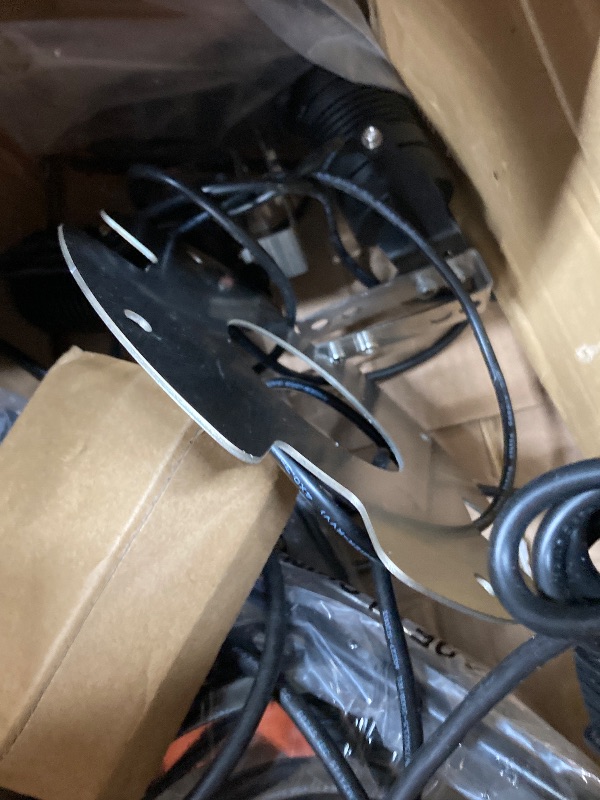 Photo 1 of ***(USED, UNTESTED, SOME SCUFFS/SCRATCHES-SELLING AS IS )*** HQUA FS01 120V, 1/2HP, Large Pond Floating Fountain with FSL01 LED RGB Color-Changing Light Sets, 100’ cord, 13000 GPH, Two spray patterns 32'x12' and 18'x6'