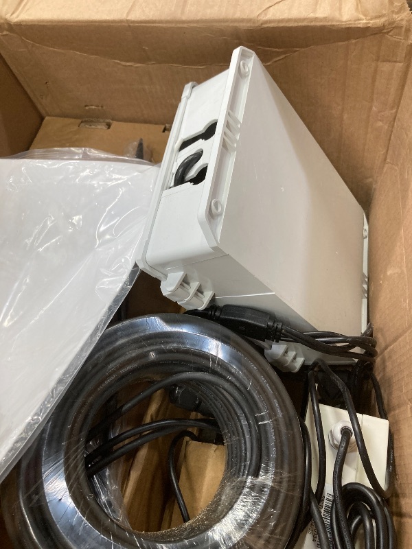 Photo 1 of ***(USED, UNTESTED, SOME SCUFFS/SCRATCHES-SELLING AS IS )*** HQUA FS01 120V, 1/2HP, Large Pond Floating Fountain with FSL01 LED RGB Color-Changing Light Sets, 100’ cord, 13000 GPH, Two spray patterns 32'x12' and 18'x6'