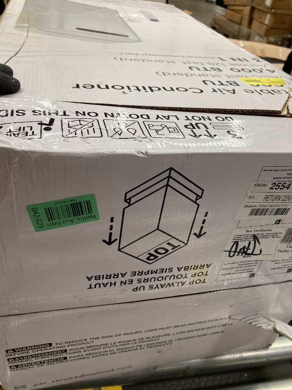 Photo 1 of 14000 BTU Portable Air Conditioners,Cools Up to 700 Sq.Ft,Portable AC Unit with Remote Control,Cooling,Fan,Dehumidification,Sleep Mode& Installation Kits for Large Rooms,White
