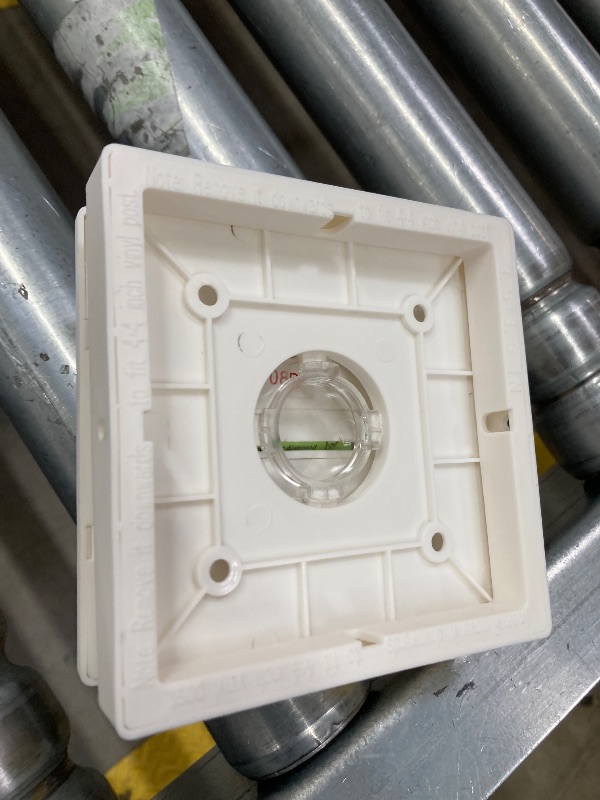 Photo 1 of ***(MISSING 2 CAP LIGHTS-SELLING AS 10 PACK ONLY)*** 
Solar Post Cap Lights Outdoor 10 Pack, White Waterproof Solar Powered Deck Fence Post Lights Fit 4x4 Wood/Vinyl Posts, Bright Warm White Solar Post Lights Decorate Deck, Patio, Porch, Fence