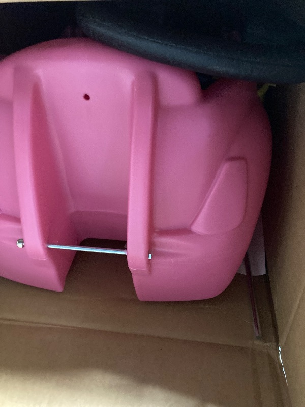 Photo 1 of *** Missing the steering wheels** Step2 Whisper Ride II Ride On Push Toy Car, Pink – Ride On Car with Included Seat Belt, Easy Storage and Transport, Makes a Great Stroller Alternative