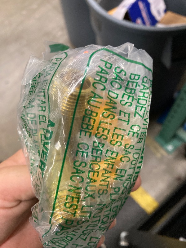 Photo 1 of TEUOPIOE Brass Washing Machine Water Splitter, Laundry Sink Y Wye Water Splitter Valve, Female G1/2" to G3/4", G1/2" Male