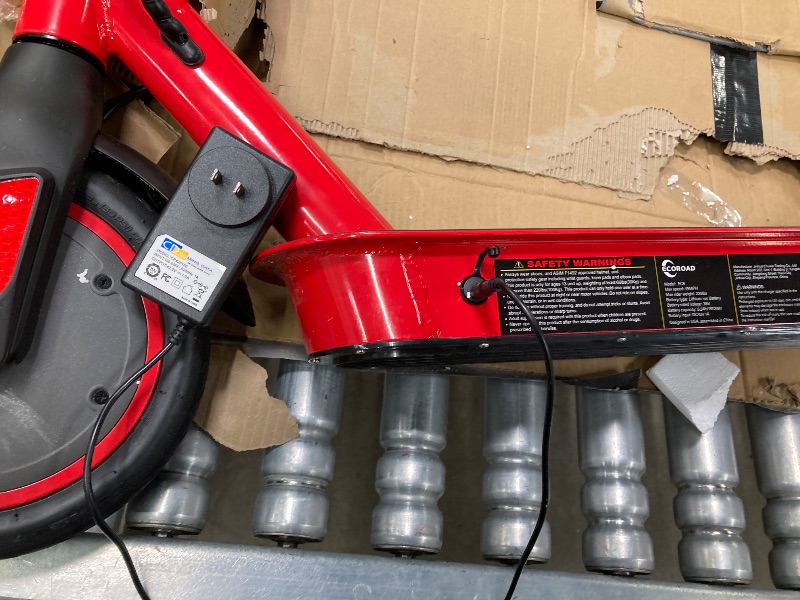 Photo 1 of **PARTS ONLY/DAMAGED CONTROL WIRES****ECOROAD EC6 Electric Scooter for Adults, 15Miles Long Range,19Mph Top Speed, Commuting Electric Scooter with Cruise Control, Double Braking Systems E Scooter for Adults and Teens