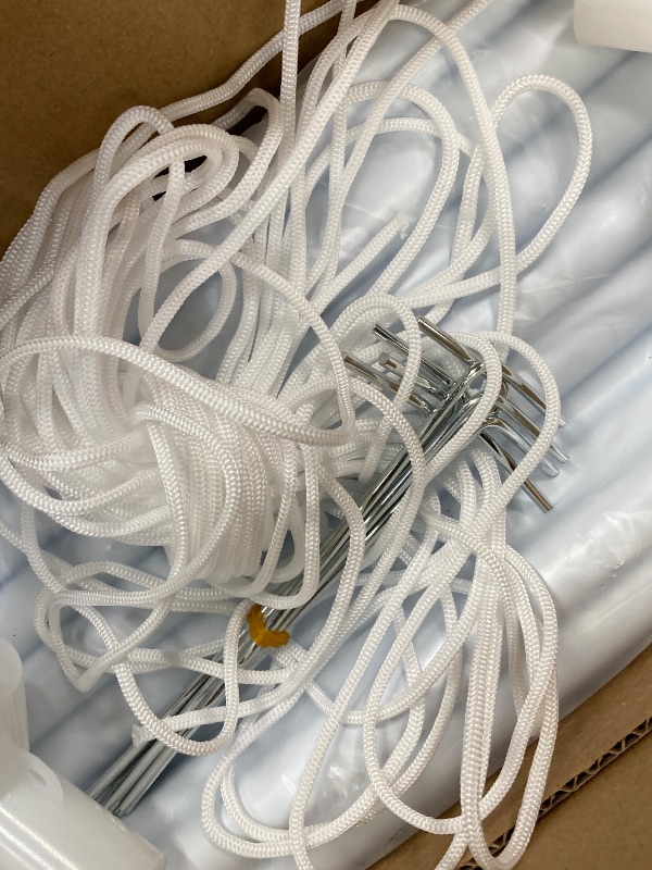 Photo 1 of ***MISSING PARTS -PARTS ONLY -SELLING AS PARTS ONLY -INCOMPLETE***
 SANOPY 10 x 30 FT Height Adjustable, Outdoor Instant Party Bag, White