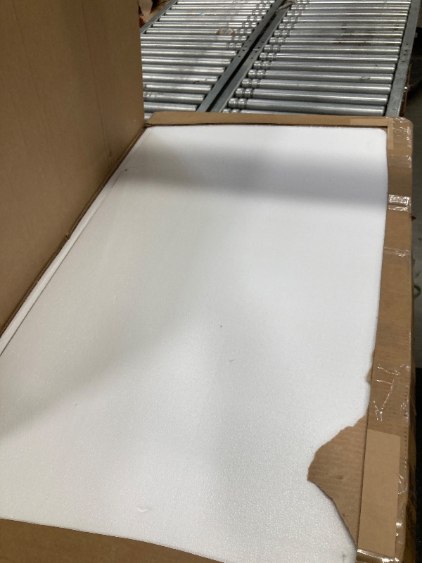 Photo 1 of ***(PARTS ONLY -MISSING PIECES -SELLING AS PARTS ONLY)*** 
Jocoevol Dining Table for 4-6, 62“Extendable Kitchen Dining Room Table, Space Saving Rectangle Large Expandable Wood Dinner Furniture for Small Space (Black)  ***(BOX RIPPED/TORN, SOME SCUFFS/SCRA