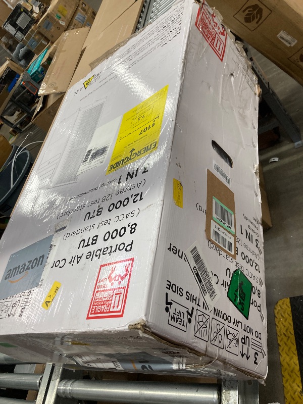 Photo 1 of 12,000 BTU Portable Air Conditioners with Digital Display, 3 IN 1 Free standing AC Unit with Dehumidifier & Fan Modes, Cools Room up to 500 sq.ft, Sleep Mode,24H Timer, Installation Kits Included