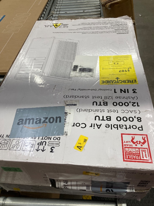 Photo 1 of 12,000 BTU Portable Air Conditioners with Digital Display, 3 IN 1 Free standing AC Unit with Dehumidifier & Fan Modes, Cools Room up to 500 sq.ft, Sleep Mode,24H Timer, Installation Kits Included