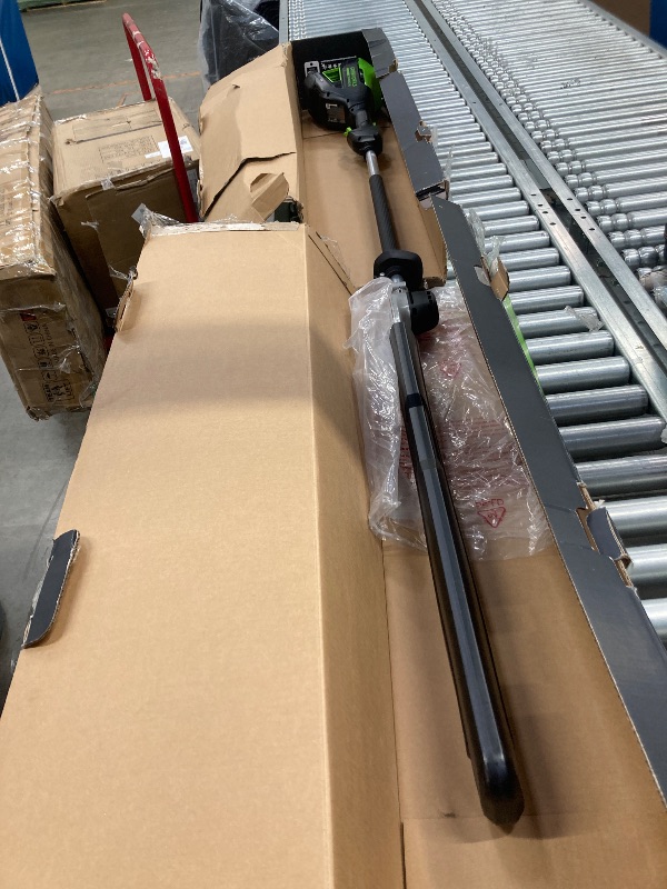 Photo 1 of ***(MISSING BATTERY & CHARGER, SELLING AS PARTS ONLY)*** Greenworks 82V 24" Brushless Cordless Fixed Mid Pole Hedge Trimmer,  (Great for Landscapers and Professionals)  ***(BOX RIPPED/TORN)***