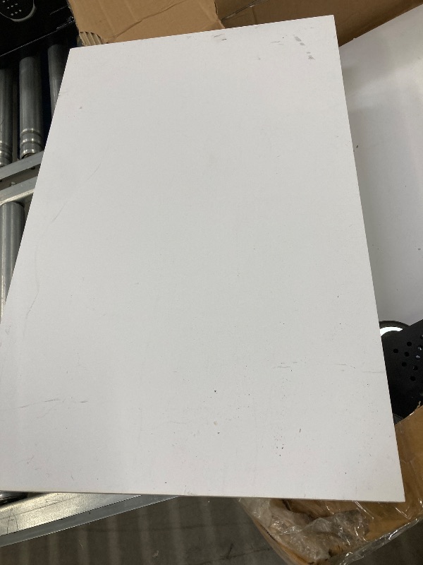 Photo 1 of ***(PARTS ONLY -SELLING AS IS )*** 
Yaheetech Height Adjustable White Art Desk for Adults, Tilting Tabletop Drafting Drawing Table with Extra Large Desktop and Drawers, Foldable Stand up Craft Painting Table and Chair Set with Stools