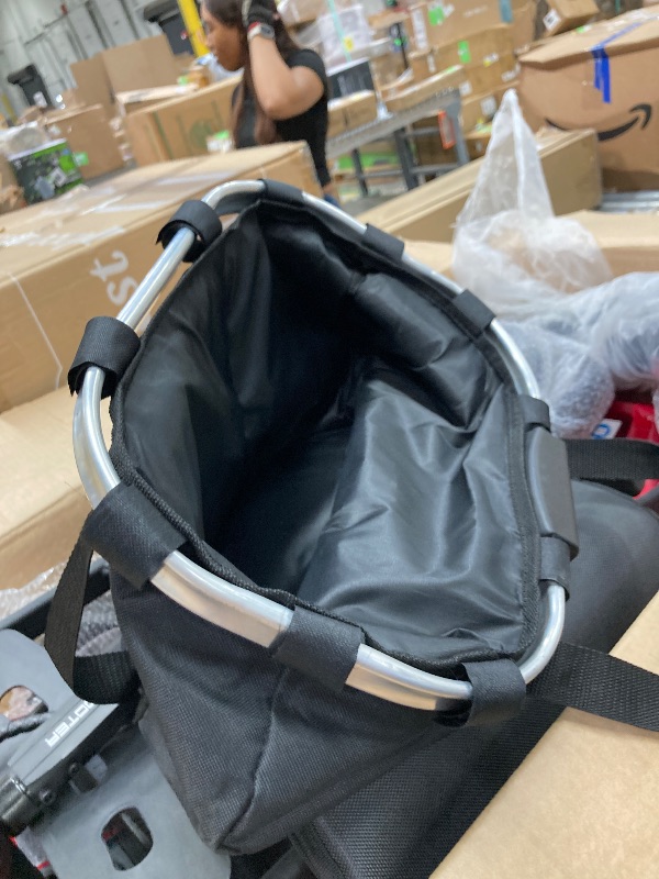 Photo 1 of ****he does not have the basket in the back**Scootngo Mobility Scooters for Seniors& Adults Foldable Poweredb Wheelchair Device with Dual Detachable Baskets 4 Wheel Mobility Scooter with Long Travel Range (Red-Black)