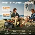 Photo 1 of 
Efurden 4000-Watt Portable Inverter Generator, Gas Powered Generator for Emergency Home Backup, Outdoor Camping, RV Ready, EPA Compliant
