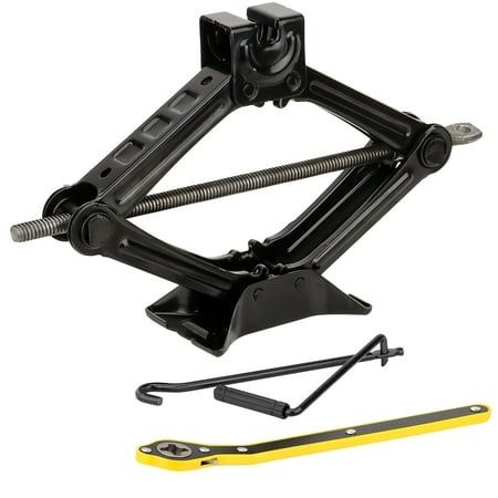 Photo 1 of 1.5 Ton (3306 Lbs) Scissor Jack Kit - Quick Lift for Tire Changes Compatible with Autos SUVs and MPVs