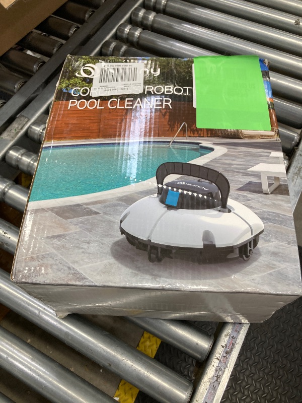 Photo 1 of (2025 Upgrade) Cordless Robotic Pool Cleaner Winny Pool Cleaner Automatic Pool Vacuum with Dual Filters 80 Mins Runtime Ideal for Flat Above Pools