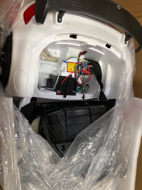 Photo 1 of ***(PARTS ONLY -MISSING PARTS SELLING AS PARTS ONLY)*** 12V Kids Ride On Car with 2.4G Car Ride On Vehicle Double Doors, 5 Point Safety Belt,LED Light (SC-White)