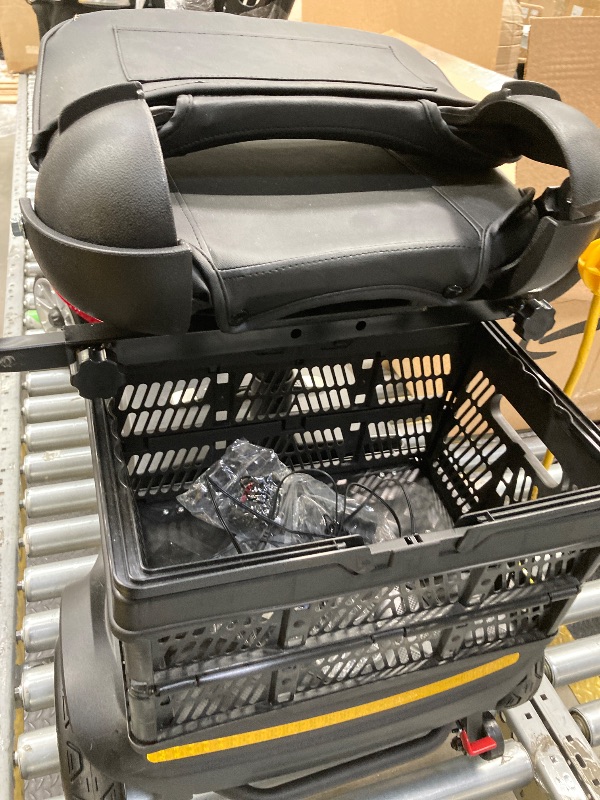 Photo 1 of ***Parts Only EAGLOG Upgrade 4 Wheels Mobility Scooter with Removable Battery, Compact Heavy Duty Mobile for Travel, Foldable Powered Wheelchair for Adult, 330lbs, Red