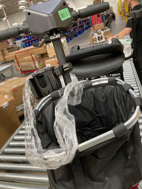 Photo 1 of ***Parts Only EAGLOG Upgrade 4 Wheels Mobility Scooter with Removable Battery, Compact Heavy Duty Mobile for Travel, Foldable Powered Wheelchair for Adult, 330lbs, Red