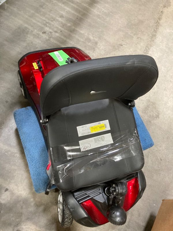 Photo 1 of ****Parts Only. SACVON Upgrade 4 Wheel Mobility Scooter for Seniors, Foldable Powered Mobile Wheelchair for Adult 330lbs, Red
