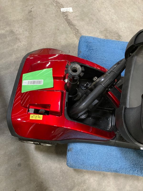 Photo 1 of ****Parts Only. SACVON Upgrade 4 Wheel Mobility Scooter for Seniors, Foldable Powered Mobile Wheelchair for Adult 330lbs, Red
