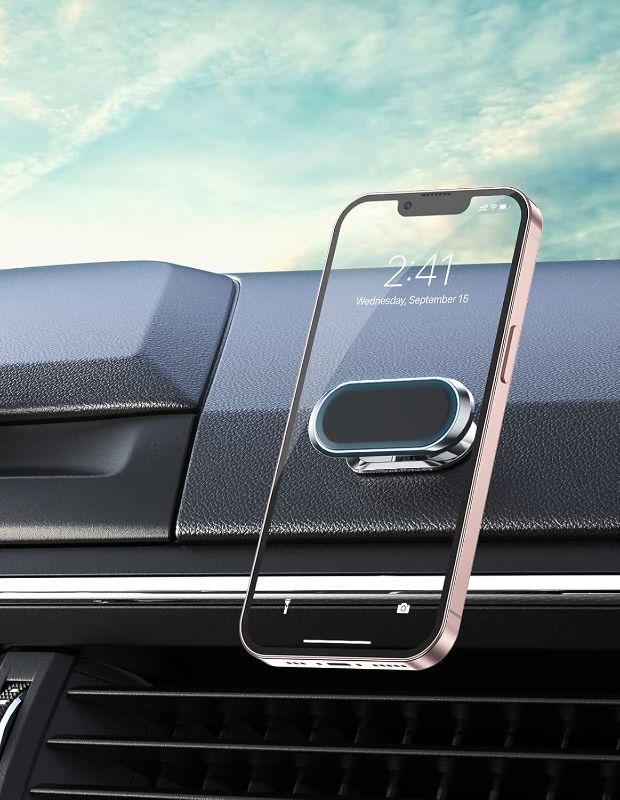 Photo 1 of 1 Pack Magnetic Phone Holder for Car, Upgrade Magnet - 360 Rotation and Easy Installation, Compatible with All Smartphones,Dashboard Car Phone Holder,Must be Used Together with Iron Sheets