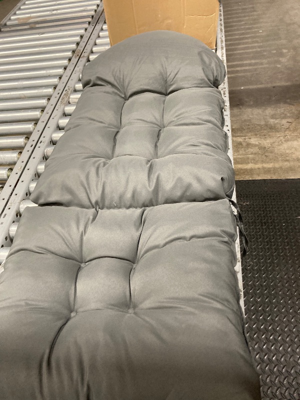 Photo 1 of ***CHAIR CUSHION ONLY)*** YEERSWAG 43x 20" Adirondack Chair Cushion,Patio Chair Cushion with Ties Chair High Back Indoor Outdoor Lounge Cushion Seat Pads,Non Slip Rocking Chair Cushion