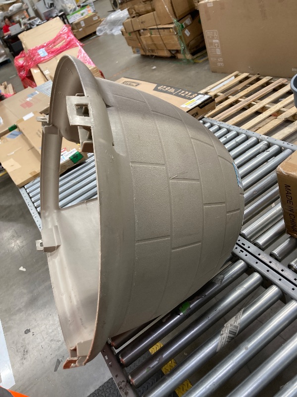 Photo 1 of ***(MISSING PART -SELLING AS IS )*** 
Petmate Large Dog House Outdoor Weatherproof - Indigo Igloo Dog House, Made in USA, for Large Dogs 50 to 90 pounds, TAUPE/BLACK  ***(SOME SCUFFS/SCRATCHES, NOT IN BOX, NO PACKAGING)***