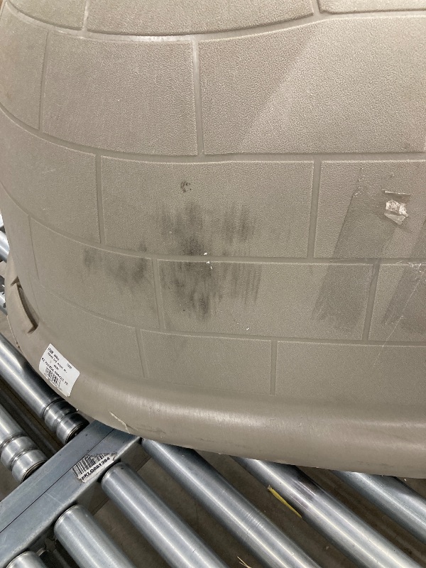 Photo 1 of ***(MISSING PART -SELLING AS IS )*** 
Petmate Large Dog House Outdoor Weatherproof - Indigo Igloo Dog House, Made in USA, for Large Dogs 50 to 90 pounds, TAUPE/BLACK  ***(SOME SCUFFS/SCRATCHES, NOT IN BOX, NO PACKAGING)***