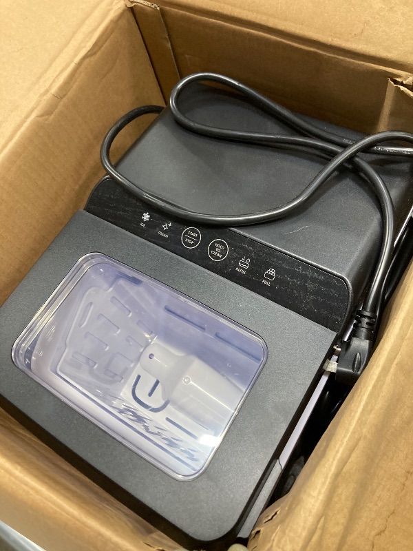 Photo 1 of Iceman Pebble Ice Machine, Countertop Nugget Ice Maker Produces Chewable Pellet Ice in 20 Minutes, Makes 33lbs/Day, with One-Touch Cleaning Function and Ice Scoop/Basket Included – Stainless Steel