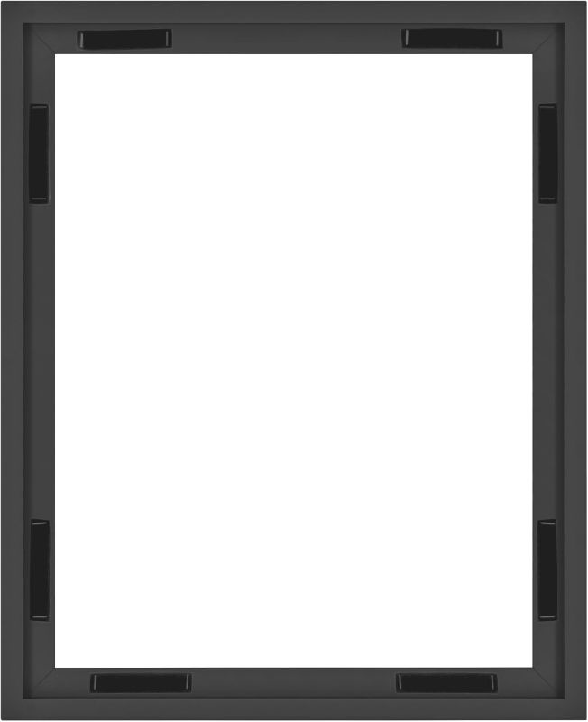Photo 1 of **Being Sold as IS** MCS Float 16x20 Black Finish, Vertical & Horizontal Wall Hanging Large Frame for Canvas Paintings (1-Pack)
