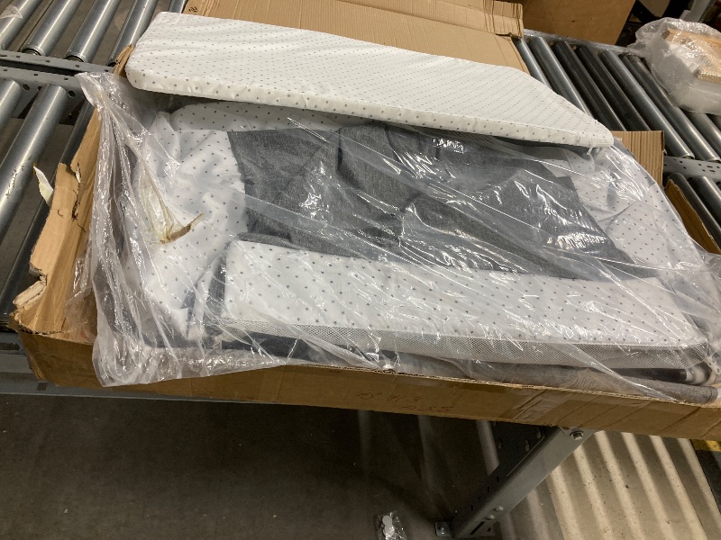 Photo 1 of **the photo is only to the reference**4 in 1 Baby Bassinet & Bedside Sleeper with Soft Mattress, Ultra-Breathable & Washable, Removable Mosquito Net, 6 Height Adjustable, Rocking Mode, Storage Basket, Wheels, Easy Assemble & Folding