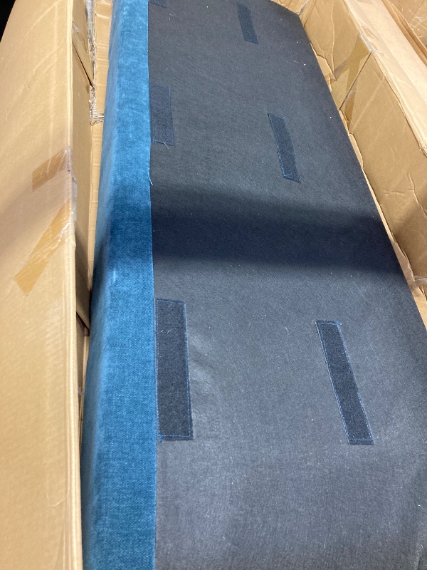 Photo 1 of **Selling As Is** Couch, Artic Blue, Swede