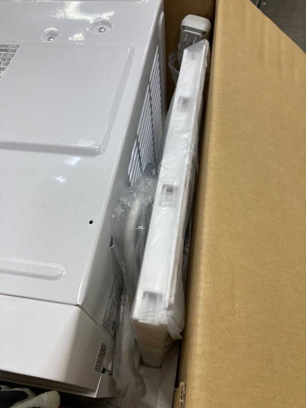 Photo 1 of *Parts Only. Selling as is* Midea 8,000 BTU Smart Inverter Window Air Conditioner with APP, Alexa Control, 115V AC Unit Cools up to 350 Sq. Ft, Quiet Operation, Energy Saving, Remote & Easy Installation Kit, White