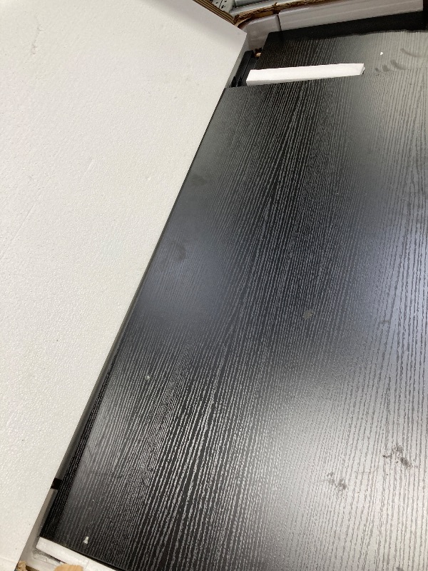 Photo 1 of EDX L Shaped Computer Corner Desk, Gaming Table 50 inch PC Writing Study Desk for Home Office Dorm Small Space, Black
