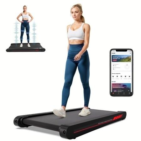 Photo 1 of *Broken. Selling As Is* Sperax Walking Pad Treadmill with APP,3 in 1 Portable Under Desk Treadmill Fitness,Walking Vibration Workout Pad with Remote Control

