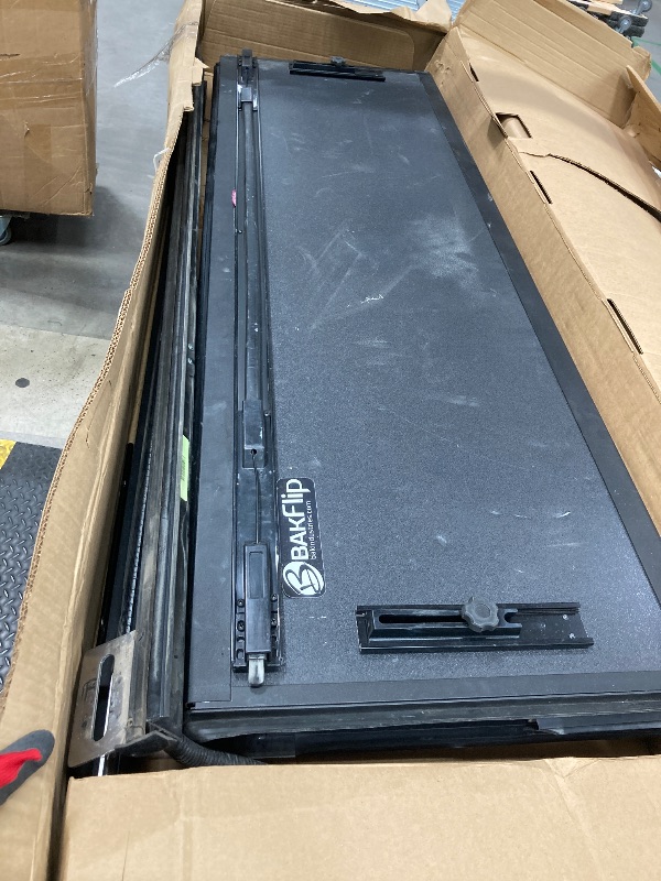 Photo 1 of ****Small scratches and dents.*****RealTruck BAK BAKFlip MX4 Hard Folding Truck Bed Tonneau Cover | 448307 | Fits 2004 - 2014 Ford F-150 6' 7" Bed (78.8")
