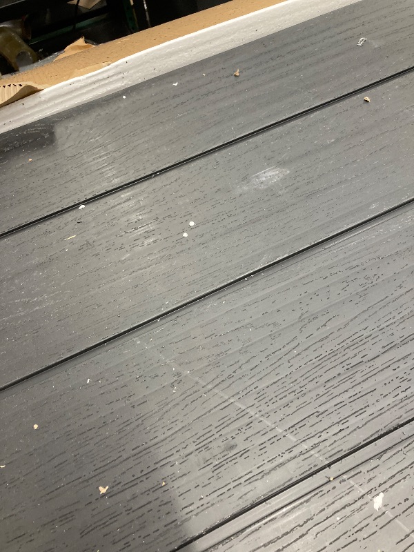 Photo 1 of **** BOX 2 OF 3 NOT THE FULL SET*** *Small dents* YITAHOME 8x10 FT Outdoor Storage Shed with Floor, Plastic Garden Shed for Bikes, Tools, and Pool Supplies, Outdoor Resin Shed with Lockable Doors, Windows, and Vents for Patio, Lawn, Backyard, Black
