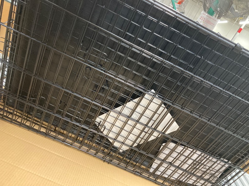 Photo 1 of *Bottom is scuffed up* BestPet Folding Dog Crate with Divider and Tray, 42"L
