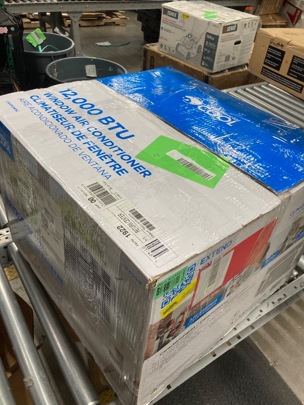 Photo 1 of *Selling for parts only* 12,000 BTU 115V Window Air Conditioner Cools 550 Sq. Ft. with Remote Control in White
