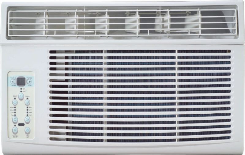 Photo 1 of *Selling for parts only* 12,000 BTU 115V Window Air Conditioner Cools 550 Sq. Ft. with Remote Control in White
