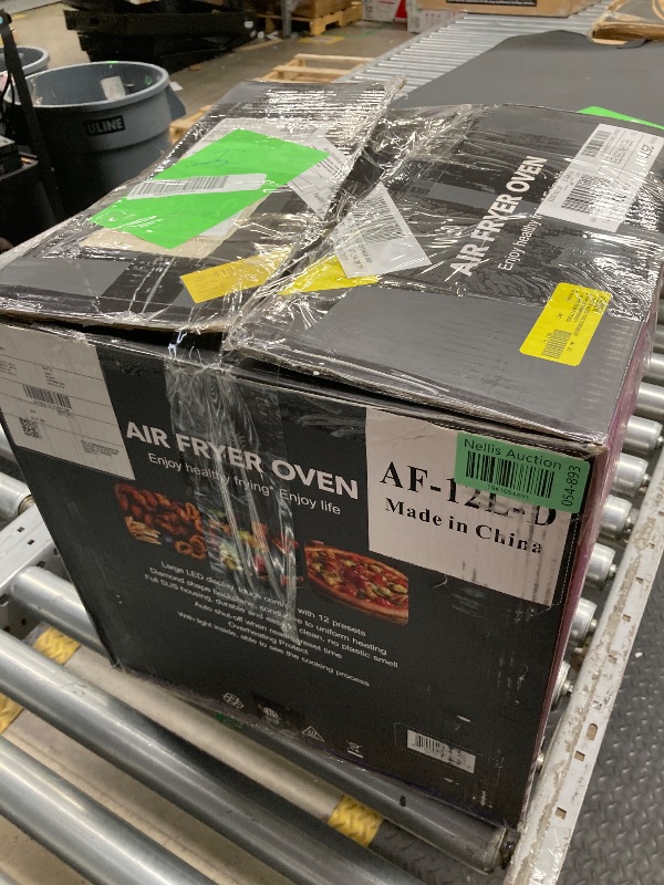 Photo 1 of *Broken. Selling As Is. Parts Only* Whall 12QT Touchscreen Air Fryer Toaster Oven, 12 Pre-set Menus, Clear Window, Less Oil
