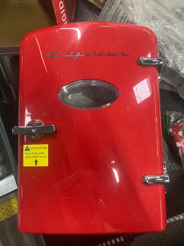 Photo 1 of ***SOME LIGHT SCRATCHES AND SCUFFS ON DOOR***Mini Fridge, 4 Liter/6 Can Portable Cooler and Warmer Personal Refrigerator for Skin Care, Cosmetics, Beverage, Food,Great for Bedroom, Office, Car, Dorm, ETL Listed ***SOME LIGHT SCRATCHES AND SCUFFS ON DOOR**