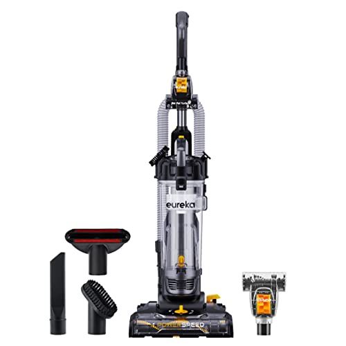 Photo 1 of **PARTS ONLY**EUREKA NEU181D PowerSpeed Lightweight Powerful Upright Vacuum Cleaner for Carpet and Hard Floor Pet Turbo Black Yellow - New