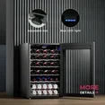 Photo 1 of 
Hero image 4 of Simzlife 45 Bottle Wine Cooler Refrigerator,Built-in Wine Fridge with Stainless Steel Glass Door, for Home, Kitchen, or Office, 4 of 6




Flash Deal
Popular pick
for "wine fridge"
Visit the SIMZLIFE Store
Simzlife 45 Bottle Wine Cooler R