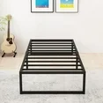 Photo 1 of ***PARTS ONLY-SELLING AS PARTS ONLY -=MISSING PIECES*** 

Lutown-Teen 16 inch Twin XL Bed Frames Heavy Duty Sturdy Metal Platform Bed Frame No Box Spring Needed, Noise Free, Easy Assembly, Black
