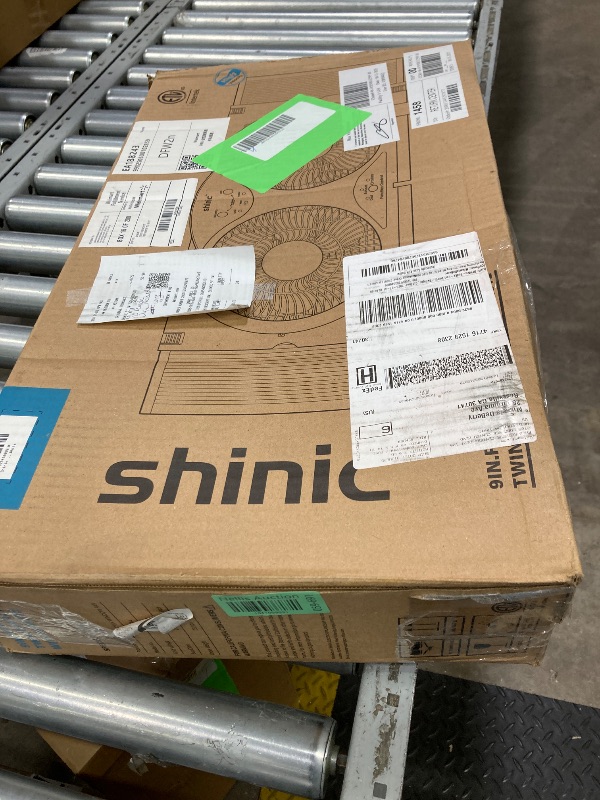 Photo 1 of 
Hero image 1 of Shinic 9" Twin Window Fan with Remote,Reversible Airflow,Removable Cover,3 Speeds, 3 Modes, Expandable Panels (from 24" to 37"),ETL Certified, White, 1 of 8





Shinic
Shinic 9" Twin Window Fan with Remote,Reversible Airflow,Removable Co
