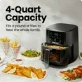 Photo 1 of 




Reduced price
Visit the Chefman Store
Chefman TurboFry Touch 4-Qt Easy-View Air Fryer w/ 4 Cooking Presets and 450F Hi-Fry Button - Black
4.5 stars out of 241 reviews
(4.5)|
241 ratings